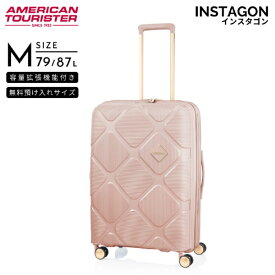 アメリカンツーリスター｜American Tourister 拡張機能付きキャリー 無料預入 【 Mサイズ 】 INSTAGON ( インスタゴン ) ピーチブロッサム HJ4*70016 [TSAロック搭載]