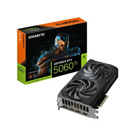 GIGABYTE｜ギガバイト グラフィックボード GeForce RTX 5060 Ti WINDFORCE OC 8G GV-N506TWF2OC-8GD [GeForce RTXシリーズ /8GB]