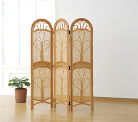 【エントリーで最大2万ポイント当たる｜1/20まで】 ファミリー・ライフ｜Family-life 天然籐スクリーン 3連