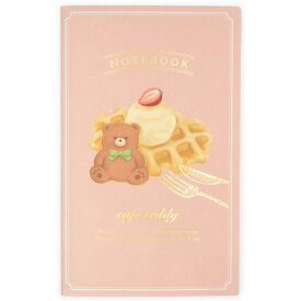 フタバ｜Futaba 箔押しスリムノート 1冊入 [A5/5mm/方眼罫線] ROKKAKU×cafe teddy ワッフル R0042302