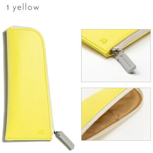 ͏oŁbIROHA PUBLISHING SUNNY FLAT PEN CASE yellow LSPM-01