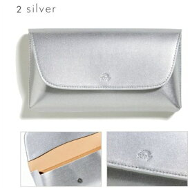 いろは出版｜IROHA PUBLISHING SUNNY FLAT PEN POUCH silver LSPL-02