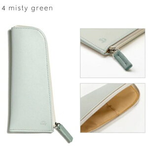 ����͏o�ŁbIROHA PUBLISHING SUNNY FLAT PEN CASE misty green LSPM-04