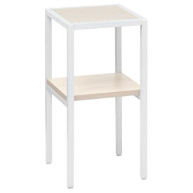 カグクロ｜KAGUKURO ALetto（アレット）電話台 スリムタイプ（W350×D350×H720mm） ホワイトフレーム×ライトウッド