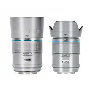 SIRUI�b�V���C �I�[�g�t�H�[�J�X�����Y F1.2 APS-C 2�{�Z�b�g(16/75mm) X/�V���o�[ SIRUI �V���o�[ AS-2S-XS-JP [FUJIFILM X /�P�œ_�����Y]
