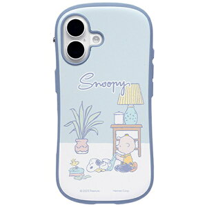 HAMEE�b�n�~�B [iPhone 16��p]PEANUTS/�s�[�i�b�c iFace First Class MagSynq�P�[�X iFace �y�[���u���[/�Еt�� 41-990308