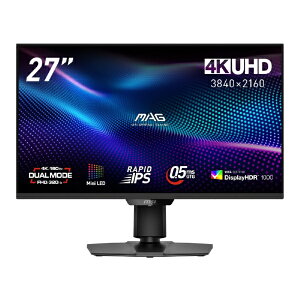 MSIbGGXAC Q[~Oj^[ MAG 274UPDF E16M [27^ /4K(3840×2160j /Ch /160Hz]
