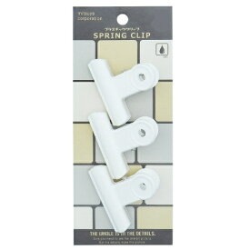 ミツヤ｜mitsuya POPプラクリップ 中 白 POPC-01P-WH