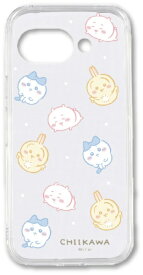 グルマンディーズ｜gourmandise Google Pixel 9a クリアケース ちいかわ 総柄 CK-79B