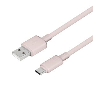 OWLTECH�b�I�E���e�b�N Mignonne �V�[�X���[�P�[�u�� Type-A to Type-C 1.2m ���[�Y�s���N OWL-CBS1MINAC12-PK [USB-A �� USB-C]