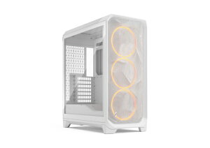 FRACTAL DESIGNbtN^fUC PCP[X [ATX /Micro ATX /Extended ATX /Mini-ITX] Meshify 3 White RGB TG Clear Tint zCg FD-C-MES3A-07