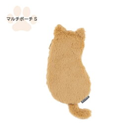 ナカバヤシ｜Nakabayashi マルチポーチ S ねこのせ 茶トラ NNS-MP01BR