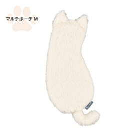 ナカバヤシ｜Nakabayashi マルチポーチ M ねこのせ 白ペルシャ NNS-MP02WH