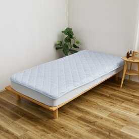 萩原｜HAGIHARA ピターら　接触冷感の敷パッド　ボックスシーツ　セット　セミダブル　120×200