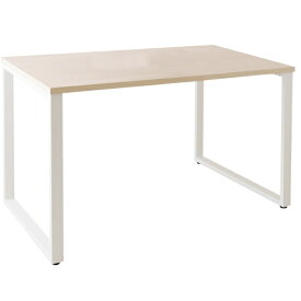 カグクロ｜KAGUKURO ALetto（アレット）ミーティングテーブル（W1200×D750×H720mm） ホワイトフレーム×ライトウッド
