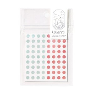 ͏oŁbIROHA PUBLISHING tiny stone seal Quarry(NI[) mint×red GQS-04