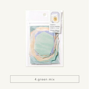 ����͏o�ŁbIROHA PUBLISHING stone memo Quarry(�N�I���[) green mix GQM-04