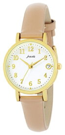 サンフレイム｜SUNFLAME ファッションウォッチ シンプルアナログウォッチ くすみカラーベルト ベージュ CF3C0017-BE