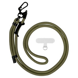 ラスタバナナ｜RastaBanana 丸紐ショルダーストラップ ストラップホルダーシートセット オリーブグリーン RSST07OG