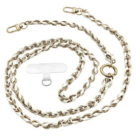 ラスタバナナ｜RastaBanana チェーンショルダーストラップ 2Way ショートストラップ切り替え ストラップホルダーシートセット ホワイトゴールド RSST10WHGD