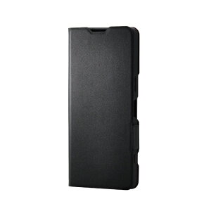 ELECOM�b�G���R�� Xperia 1 VII ( SO-51F ) �P�[�X ���U�[ �J�o�[ �蒠�^ �}�O�l�b�g �t���b�v �Ռ��z�� ���y�� ���^ ���C�����X�[�d�� �X�^���h�@�\�t UltraSlim PM-X251PLFUBK