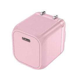 FREEDOM｜フリーダム USB TYPE-C×1ポート 急速AC充電器 GaN IC採用 PD-PPS規格対応 最大出力20W パステルピンク FUSB-ACG201CPK [1ポート /USB Power Delivery対応 /GaN(窒化ガリウム) 採用]