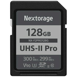 Nextorage�b�l�N�X�g���[�W SDXC UHS-II�J�[�h V90 NX-F2PRO128G [Class10 /128GB]