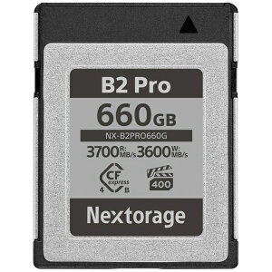 Nextorage�b�l�N�X�g���[�W CFexpress 4.0 Type B PRO Series 660GB VPG400 NX-B2PRO660G
