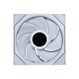 LIANLI｜リアンリ ケースファン [140mm /1600RPM](LCDモデル・リバースブレード) UNI FAN RS TL LCD Wireless 140 WT Single Pack ホワイト UF-RS-TL140LCDWLS-1W