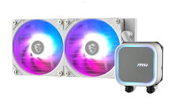MSI｜エムエスアイ 水冷CPUクーラー 120mmファンx2 [LGA1851/1700・AM5/AM4] ホワイト MAG CORELIQUID A1…