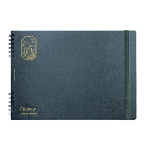 ����͏o�ŁbIROHA PUBLISHING notebook [B5���C�h/5mm/����r��] Quarry(�N�I���[) slate gray GQB5-02