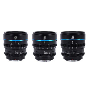 SIRUI�b�V���C �V�l�}�����Y T1.2 APS-C/S35 3�{�Z�b�g(24/35/55mm) L/�u���b�N SIRUI MS-3SLB-JP [���C�JL /�P�œ_�����Y]