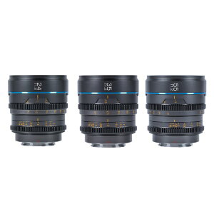 SIRUI�b�V���C �V�l�}�����Y T1.2 APS-C/S35 3�{�Z�b�g(24/35/55mm) L/�O���[ SIRUI MS-3SLG-JP [���C�JL /�P�œ_�����Y]
