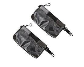 A-MoDe PELICAN ペリカン 蓋オーガナイザー用 ファスナー付きポケット 2個セット Pelican 1535/1510に適合 ブラック A-MoDeAMOB-S2