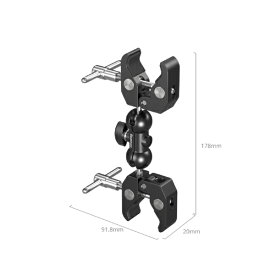 SmallRig｜スモールリグ ダブルヘッドカニ型クランプ5331 SmallRig SR5331