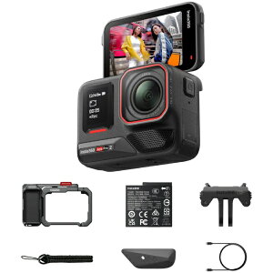INSTA360�b�C���X�^360 �A�N�V�����J���� Insta360 Ace Pro 2 �X�g���[�g�B�e�L�b�g�i�V���O���o�b�e���[�F�X���[�g�E�O���[�j �~�b�h�i�C�g�u���b�N CINSBBGA-ACEPRO244 [�h��]