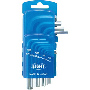 エイト|EIGHT 六角棒スパナ 標準寸法 ドアホルダー セット RS13ZD (1セット13本)