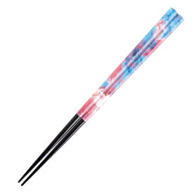 イシダ｜ISHIDA 箸 23cm KAKEHASHI ARTE カラーミックス 木製 天然木 ブルー