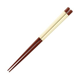 イシダ｜ISHIDA 箸 21cm シリコン 木製 天然木 漆 アイボリー