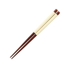イシダ｜ISHIDA 箸 18cm シリコン 木製 天然木 漆 アイボリー