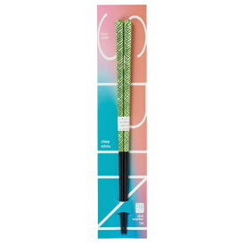 イシダ｜ISHIDA 箸 23cm スピンカラー 木製 グリーン