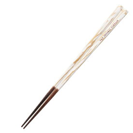 イシダ｜ISHIDA 箸 23cm KAKEHASHI NATURA ビンテージ すべり止め 木製 天然木 ホワイト