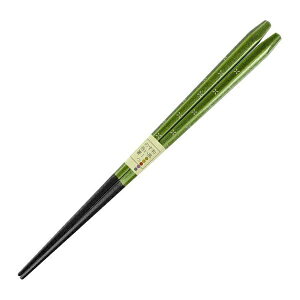 イシダ|ISHIDA 箸 23cm 和風すいーつの色 抹茶の色 互角箸 木製