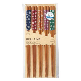 イシダ｜ISHIDA 箸 5膳入 23cm 客用箸 竹 桜