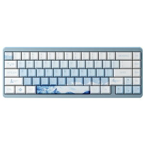 Varmilo�b�A�~�� �Q�[�~���O�L�[�{�[�h(���s�b�h�g���K�[�Ή�) VYU67 ANSI(Gg-Mag White F�E�p��z��) Ariel vm-vyu67-a109-gmwf [�L�� /USB]