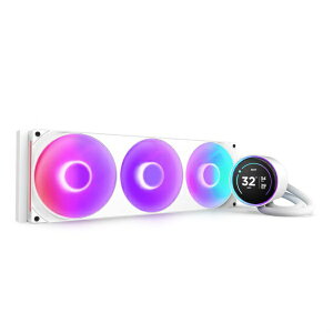 NZXTbGk[bgGbNXeB[ CPUN[[ 140mmt@x3 [LGA1851/1700/1200/115xEAM5/AM4] KRAKEN ELITE RGB420 zCg RL-KR42E-W2