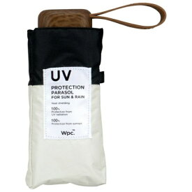 ワールドパーティー｜WPC. 日傘 折りたたみ傘 遮光切り継ぎタイニー Wpc. オフ×ブラック 801-16702-102 [日傘 /47cm]