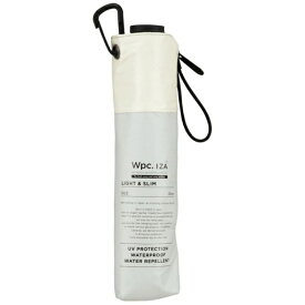 ワールドパーティー｜WPC. 日傘 折りたたみ傘 IZA（イーザ） LIGHT＆SLIM Wpc. ライトグレー×オフ ZA007-979-102 [晴雨兼用傘 /55cm]