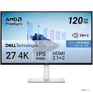 DELLbf PCj^[ SV[Y Vo[ S2725QS-R [27^ /4K(3840×2160j /Ch /120Hz]