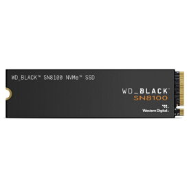 WESTERN DIGITAL｜ウェスタン デジタル WDS400T1X0M 内蔵SSD PCI-E Gen5接続 WD_BLACK SN8100 [4TB /M.2]